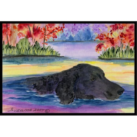 Carolines Treasures Curly Coated Retriever Indoor Or Outdoor Doormat - 24 x 36 in. SS8043JMAT